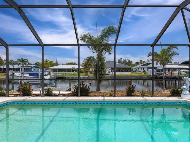 a view of a lake from a balcony