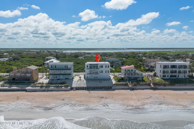 a table and chairs in a room