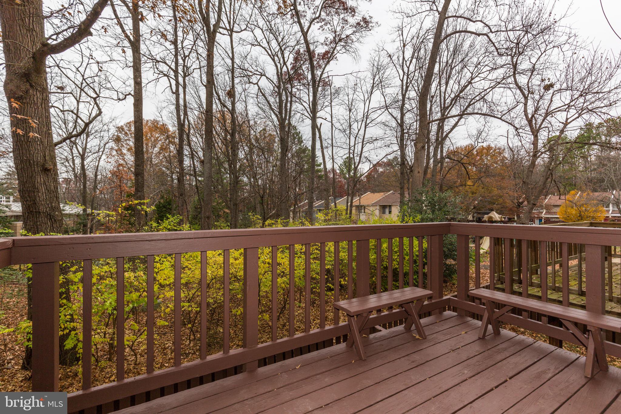 2394 Southgate Square Reston, VA 20191 - Photo 50 of 58 a view of a deck with mountain view and wooden floor