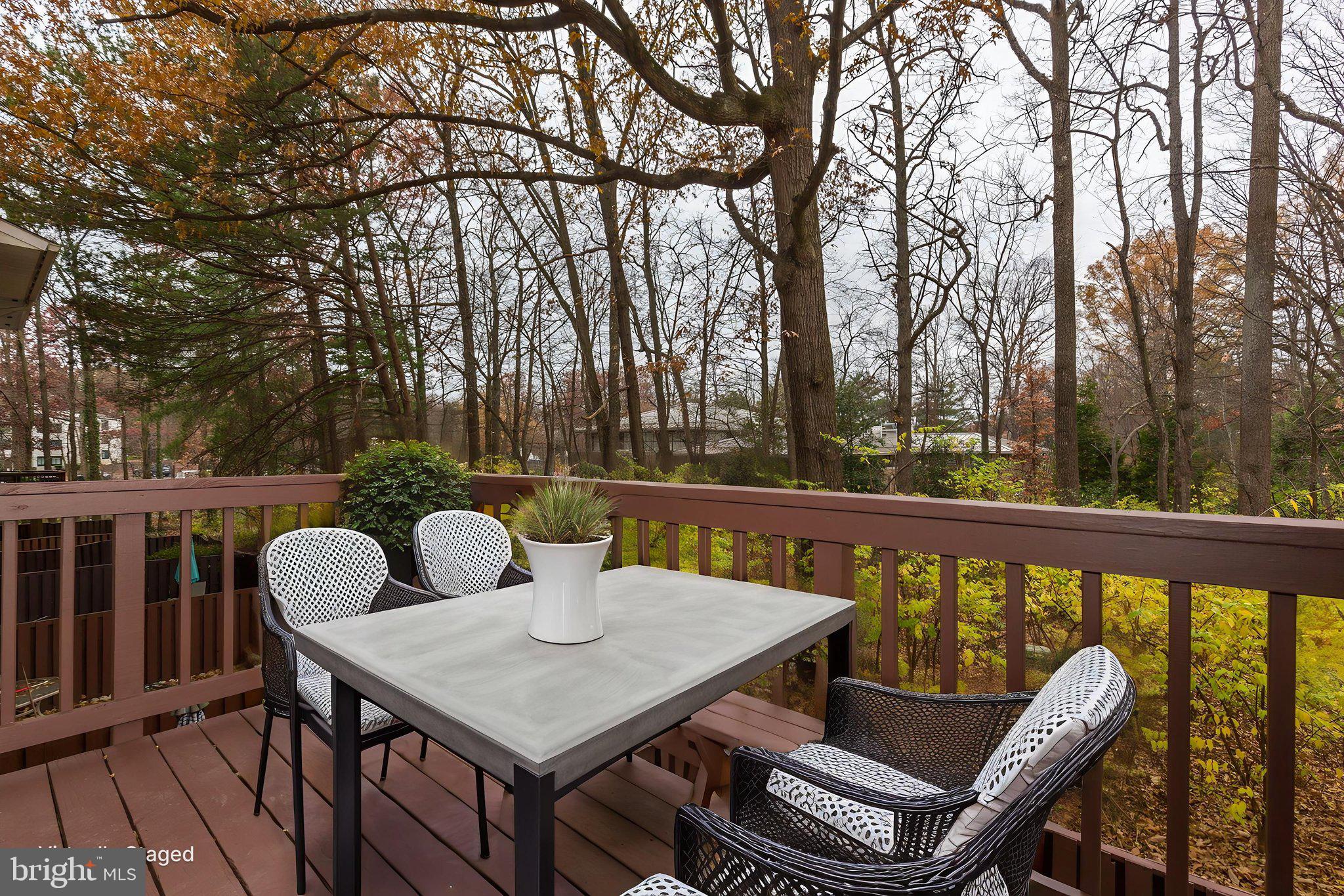 2394 Southgate Square Reston, VA 20191 - Photo 52 of 58 a view of a balcony with mountain view and wooden floor