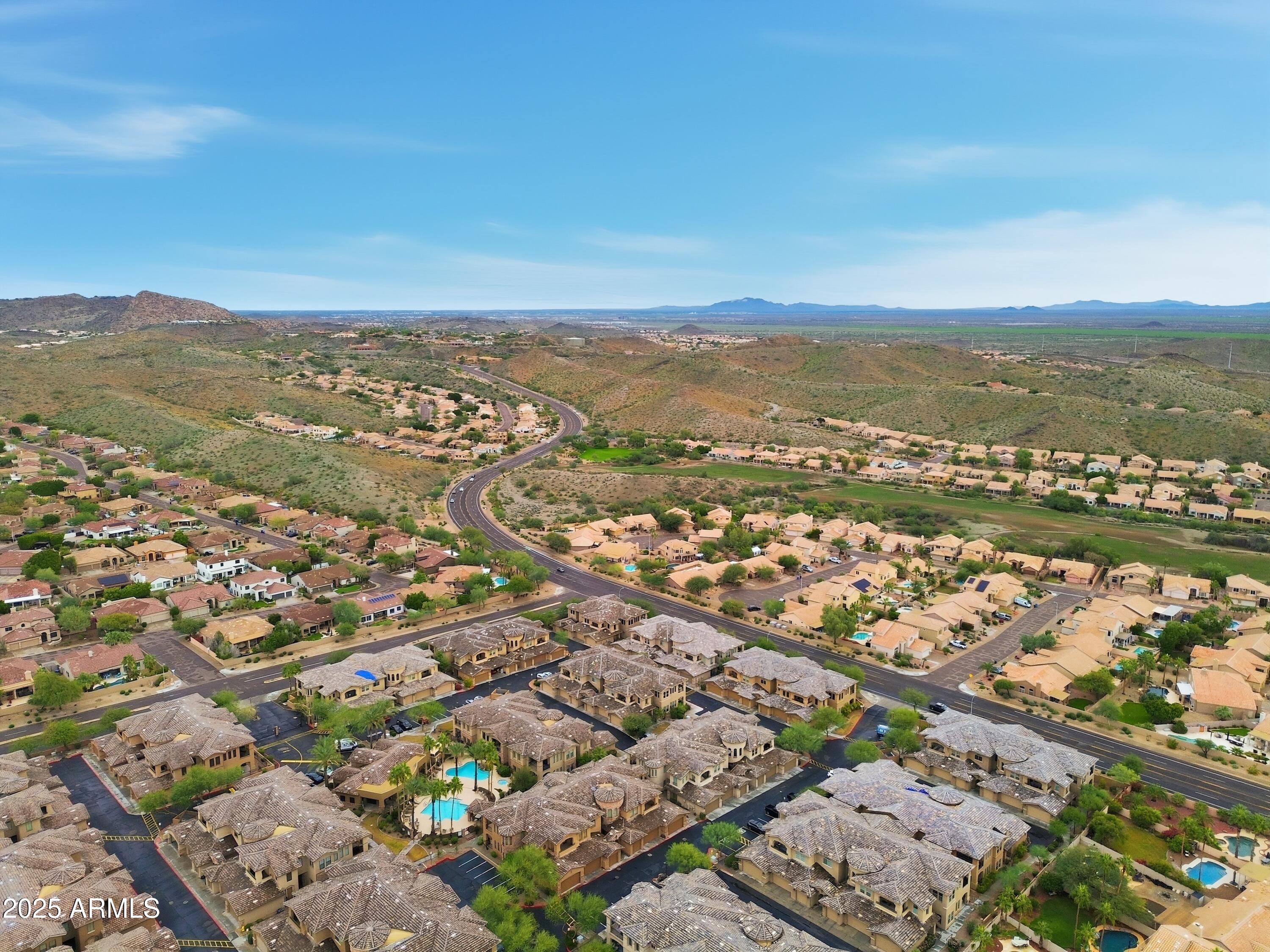 15550 South 5th Avenue, Unit 159 Phoenix, AZ 85045 - Photo 42 of 44 an aerial view of city and lake