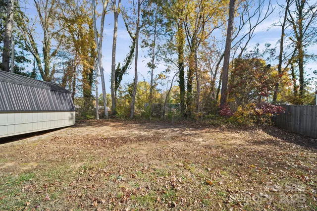 a backyard of a house
