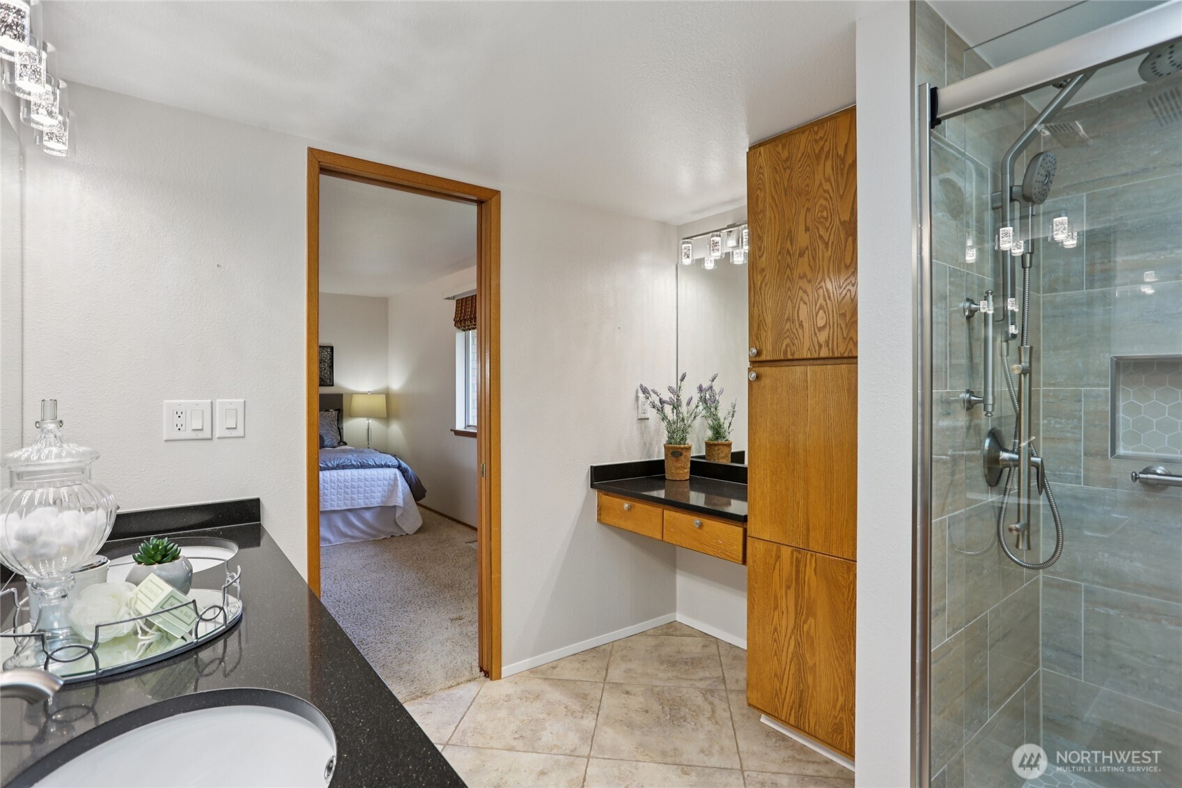 16535 147th Avenue Southeast Renton, WA 98058 - Photo 22 of 37 a bathroom with a sink toilet and shower