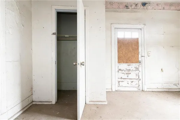 a view of storage and utility room