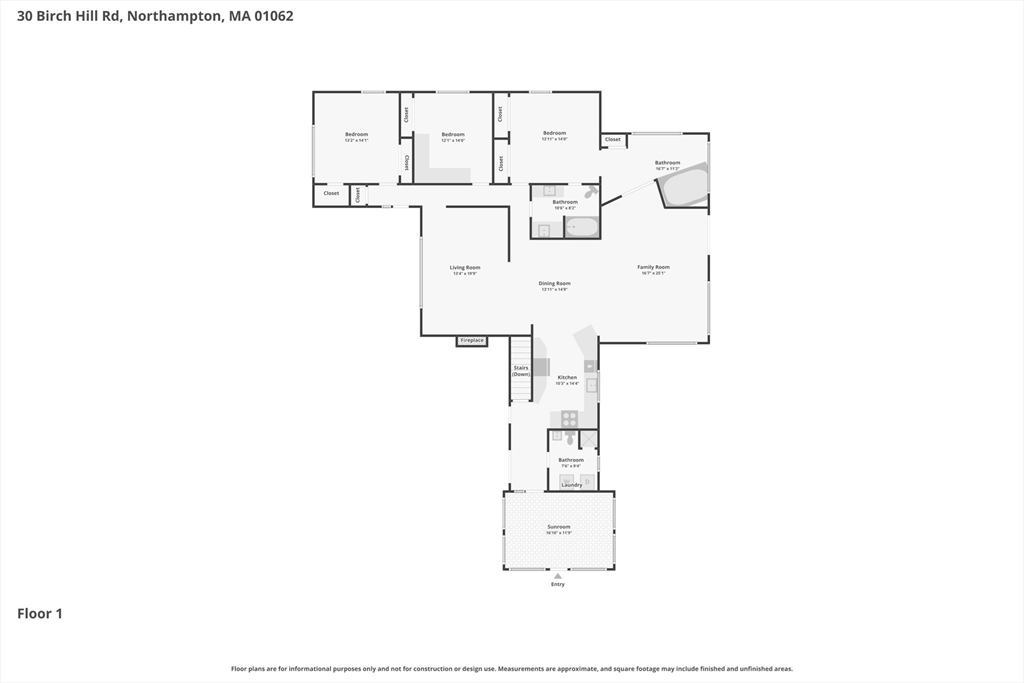30 Birch Hill Road Northampton, MA 01062 - Photo 41 of 42 a picture of floor plan