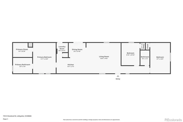 $199,900 | 710 East Cleveland Street, Lafayette, CO 80026
