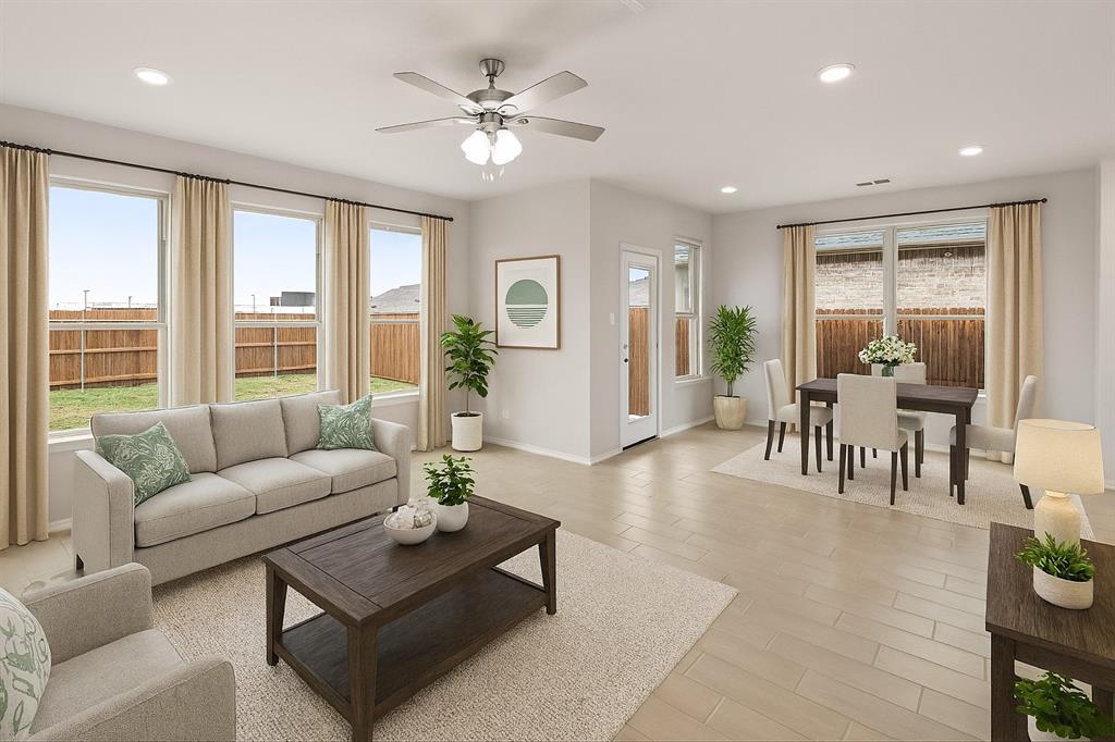 361 Deer Rdg Drive Aledo, TX 76008 - Photo 4 of 25 a living room with furniture and a large window