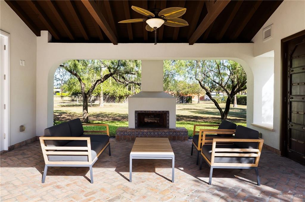 8901 North 2nd Street McAllen, TX 78504 - Photo 21 of 40 Wonderfully inviting outdoor fireplace