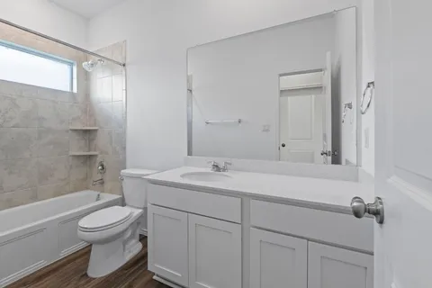 a bathroom with a toilet a sink and a bathtub