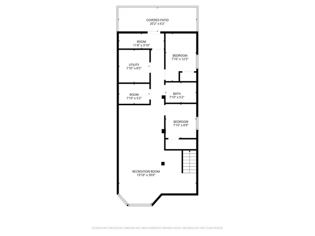 a picture of a bench in front of door