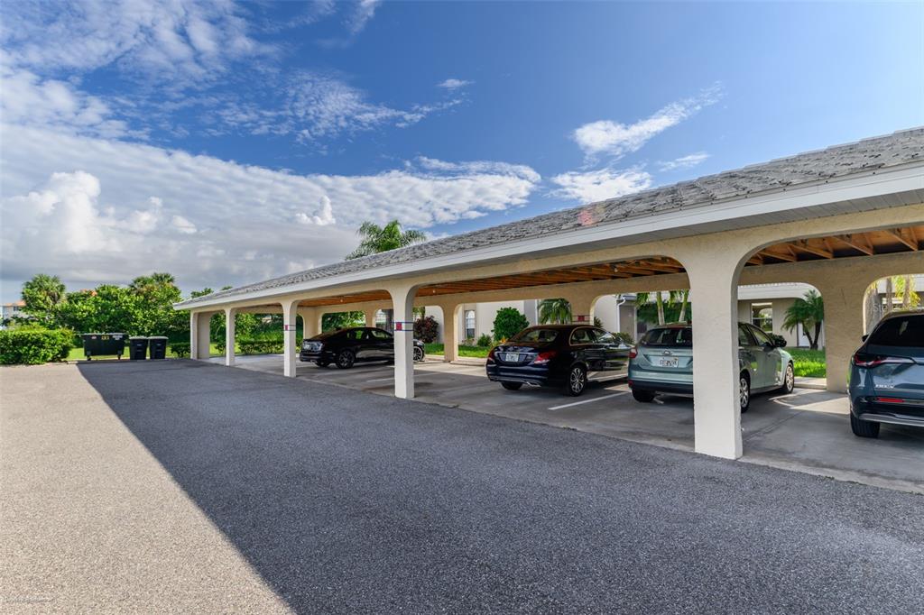 220 Coldeway Drive, Unit 112 Punta Gorda, FL 33950 - Photo 45 of 49 a view of a car garage