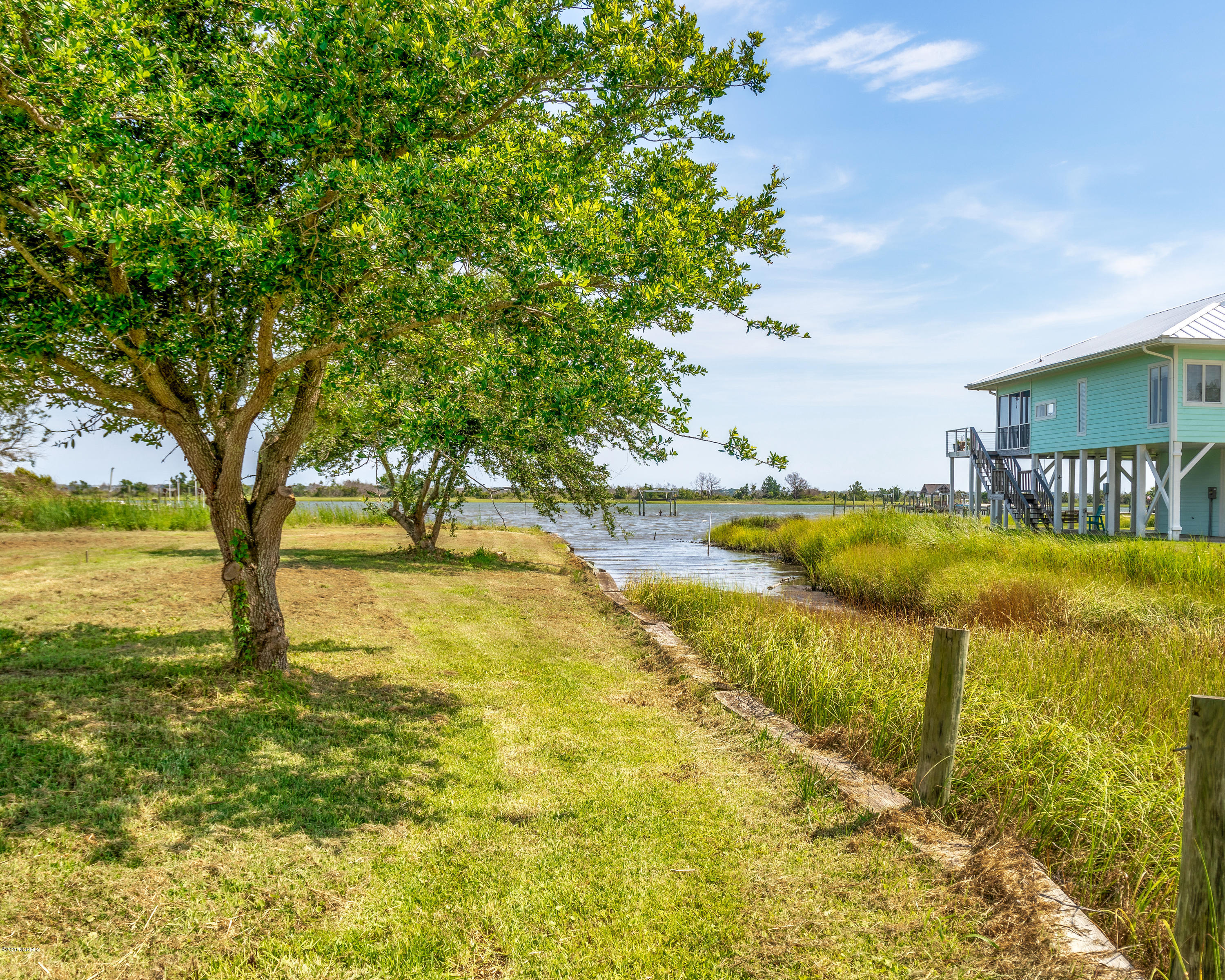 271 Live Oak Road Newport, NC 28570 - Photo 4 of 11 Canal partially filled due to Florence. Contact CAMA for permit to dredge full length and approved depth