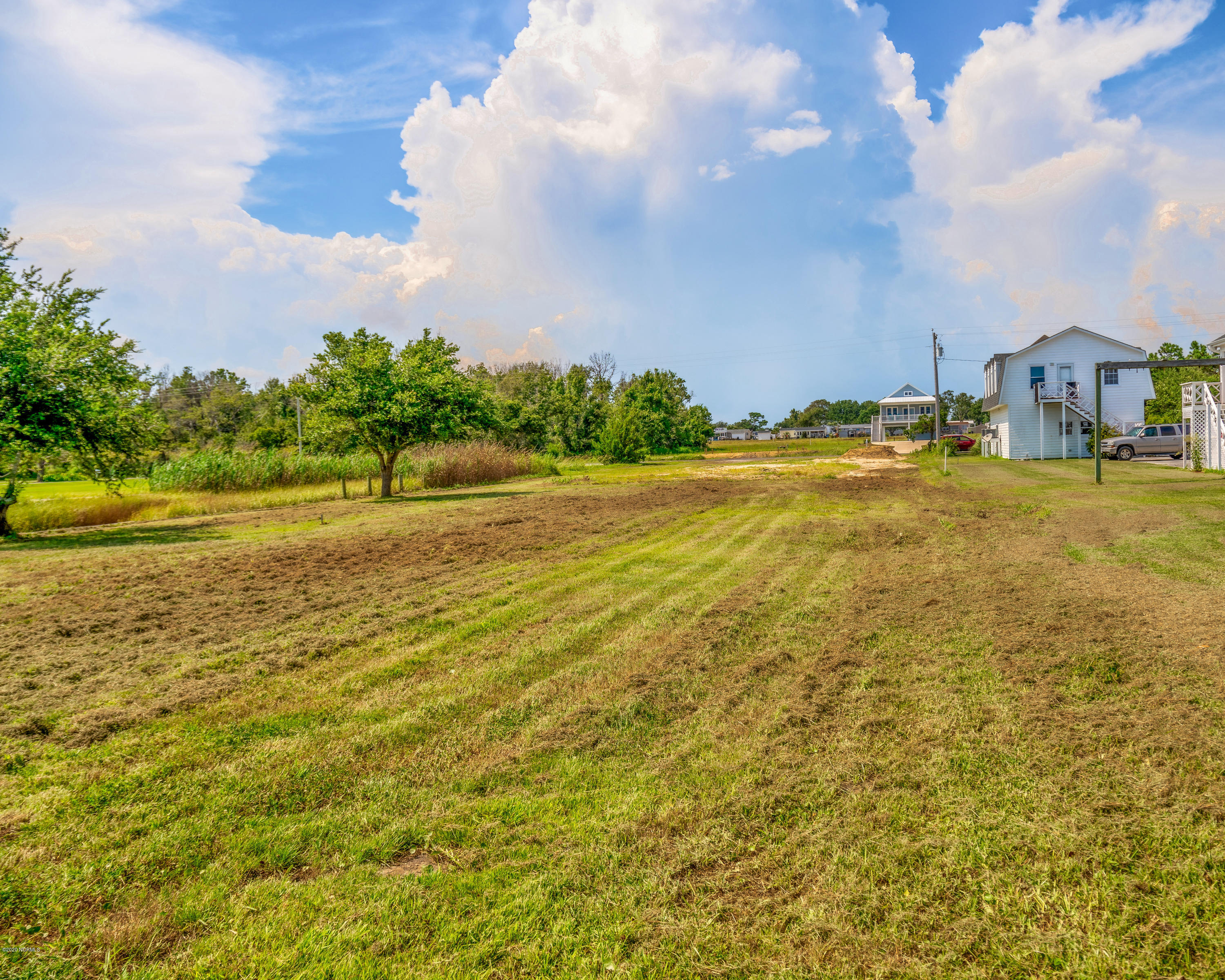 271 Live Oak Road Newport, NC 28570 - Photo 10 of 11 Back of lot looking toward the road