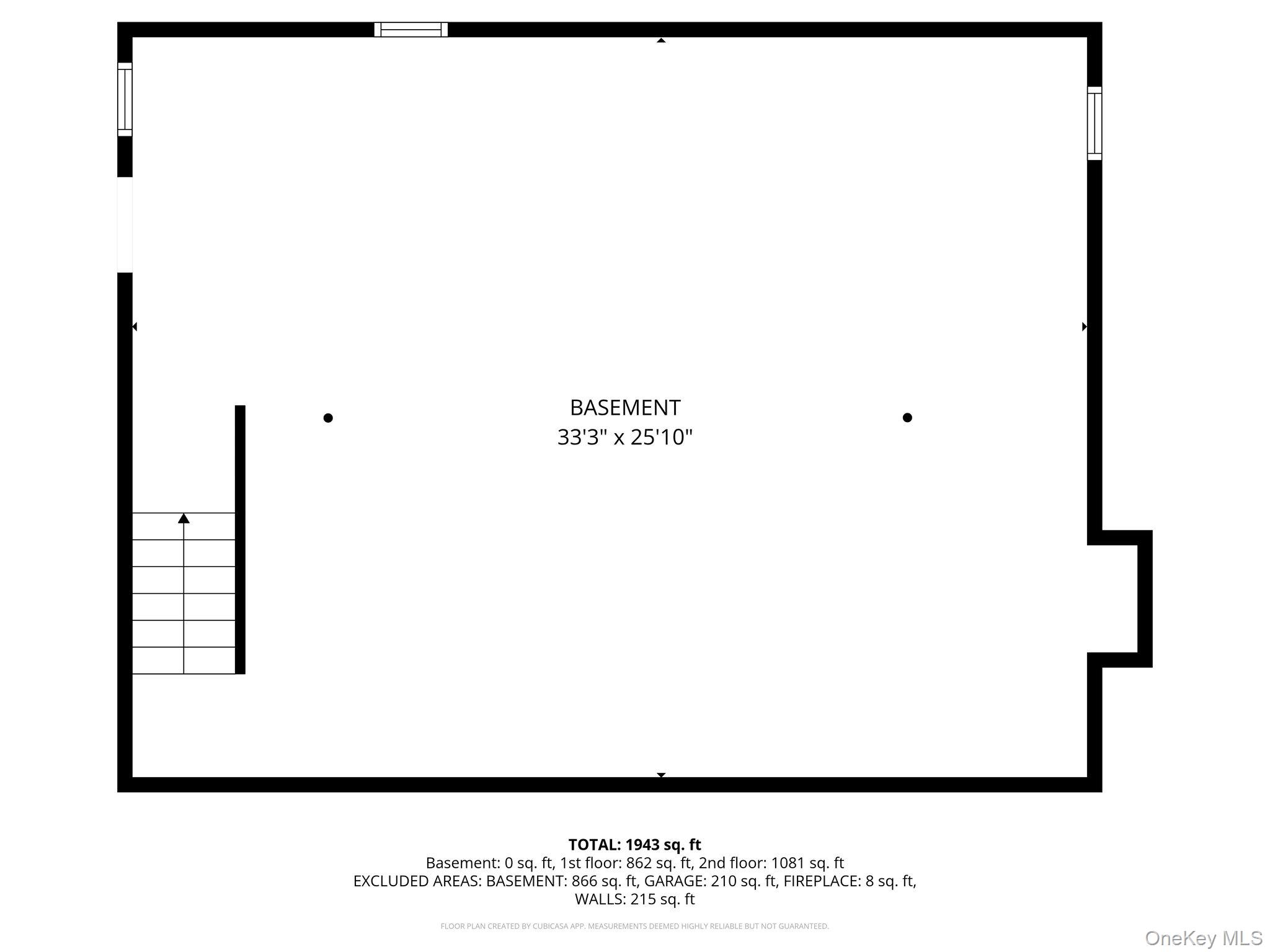 86 Country Road Medford, NY 11763 - Photo 47 of 47 Basement Floor Plan