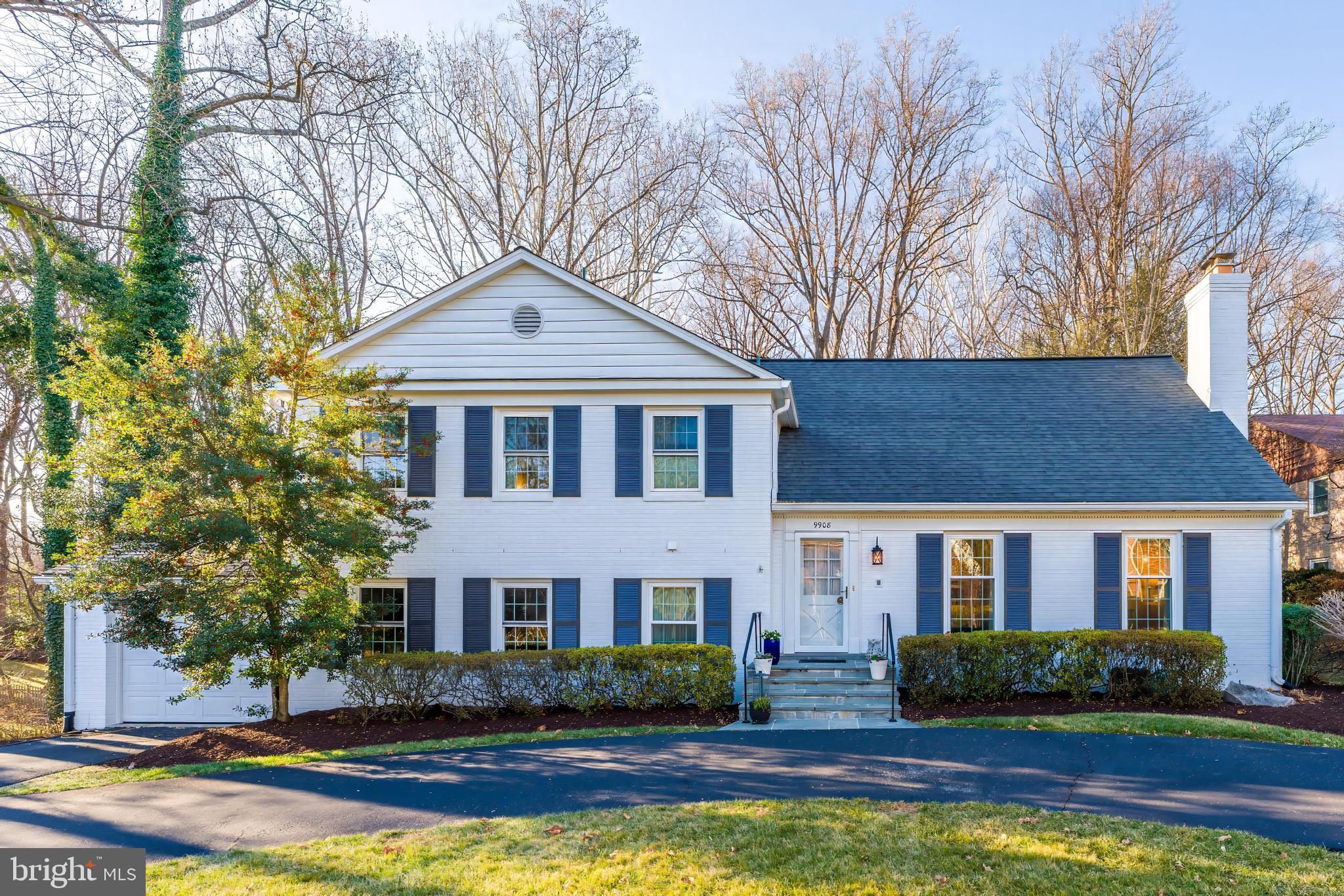 9908 Carter Road Bethesda, MD 20817 - Photo 2 of 51 Circular asphalt driveway