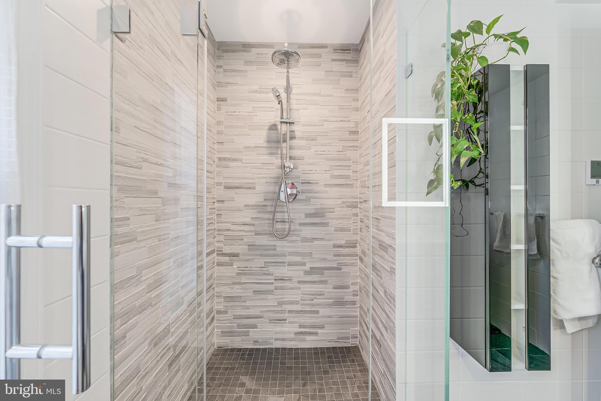 9908 Carter Road Bethesda, MD 20817 - Photo 33 of 51 Gorgeous walk-in shower with designer tile