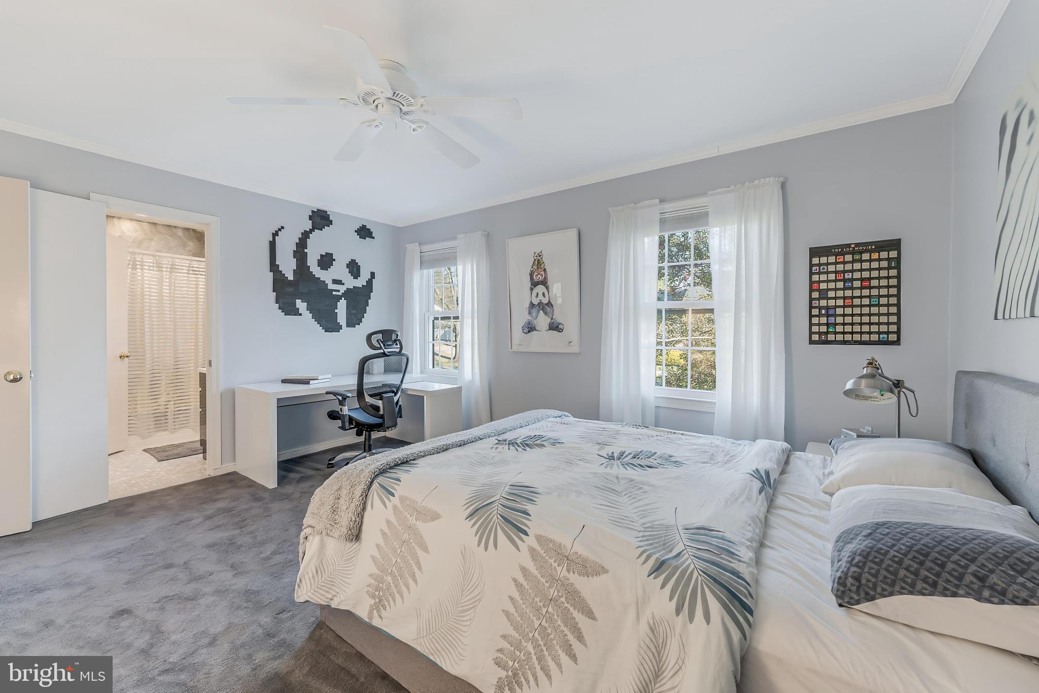 9908 Carter Road Bethesda, MD 20817 - Photo 35 of 51 Bedroom three has plush carpet & double closet