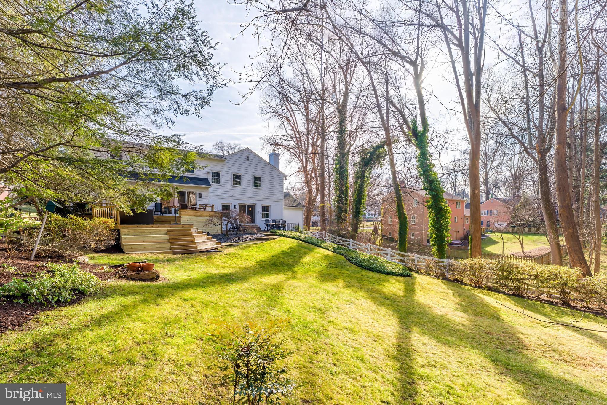 9908 Carter Road Bethesda, MD 20817 - Photo 45 of 51 Open sunny lot next to a quiet stream