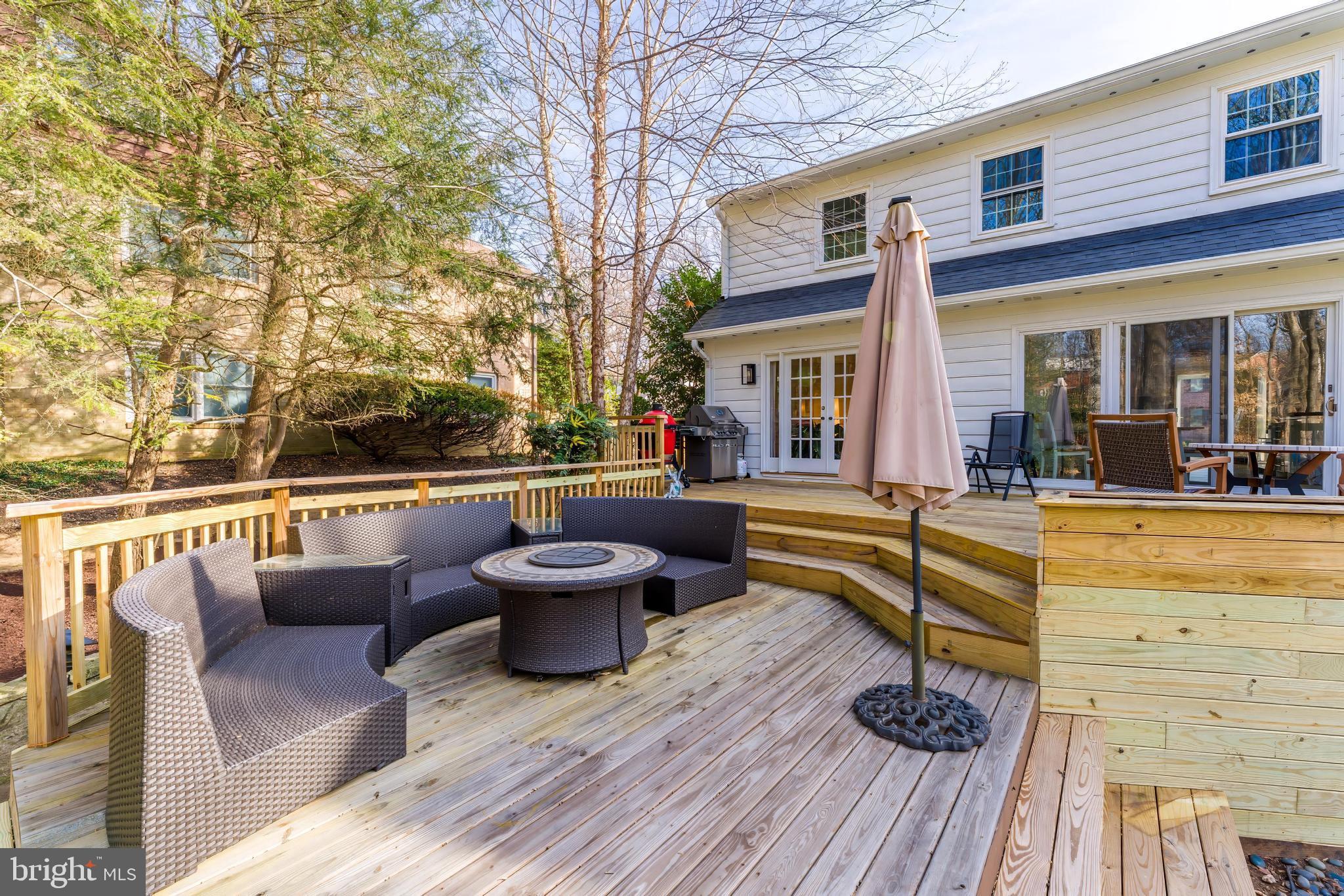 9908 Carter Road Bethesda, MD 20817 - Photo 48 of 51 Multi-tiered deck w/ many new sections