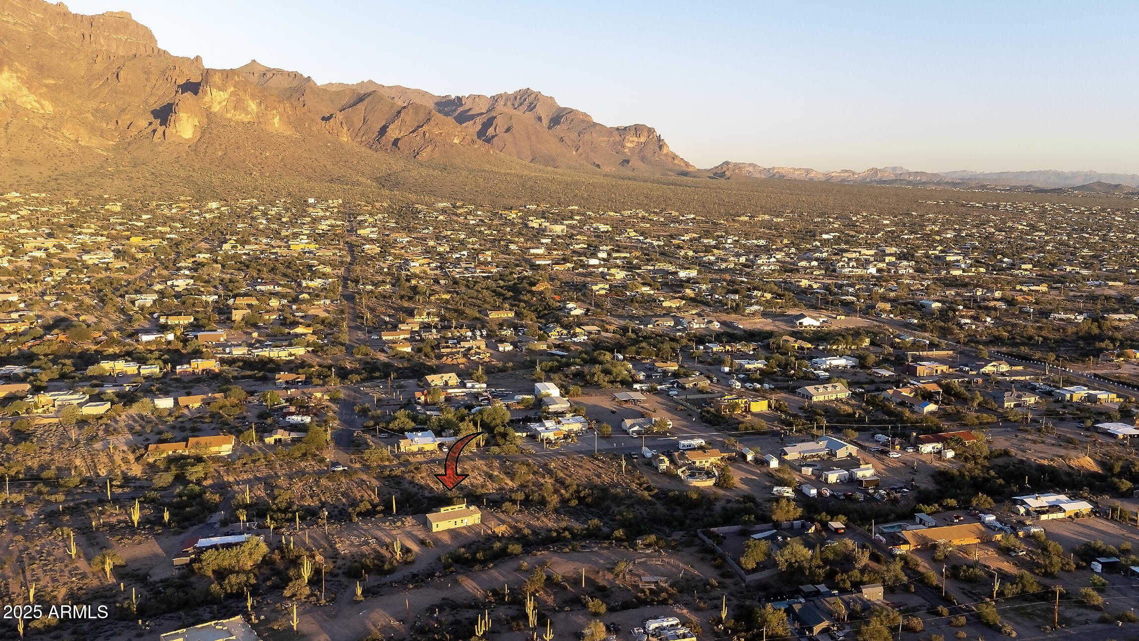 4129 East Roundup Street Apache Junction, AZ 85119 - Photo 25 of 42 an aerial view of mountain with trees