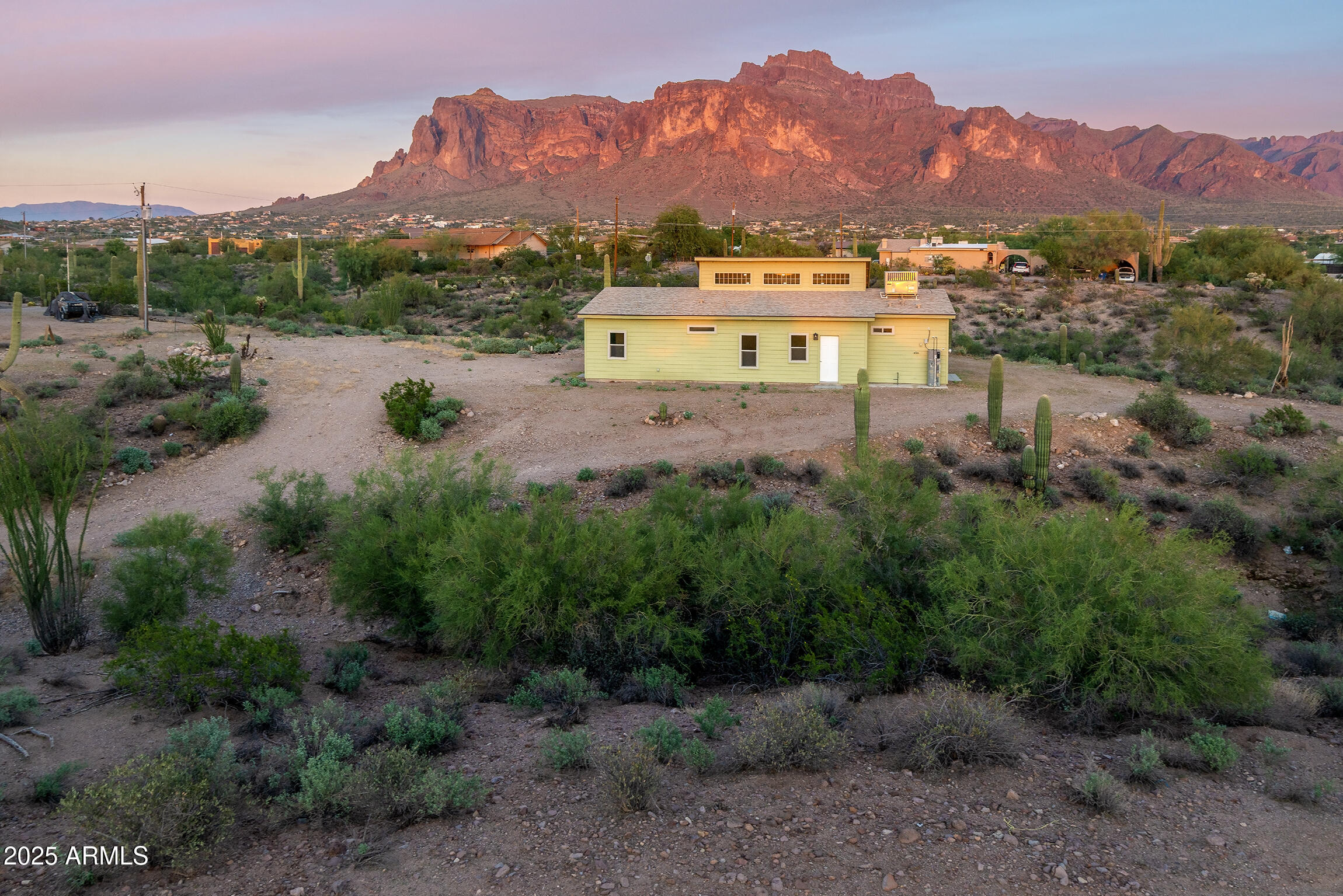 4129 East Roundup Street Apache Junction, AZ 85119 - Photo 39 of 42 a view of a town with mountains in the background