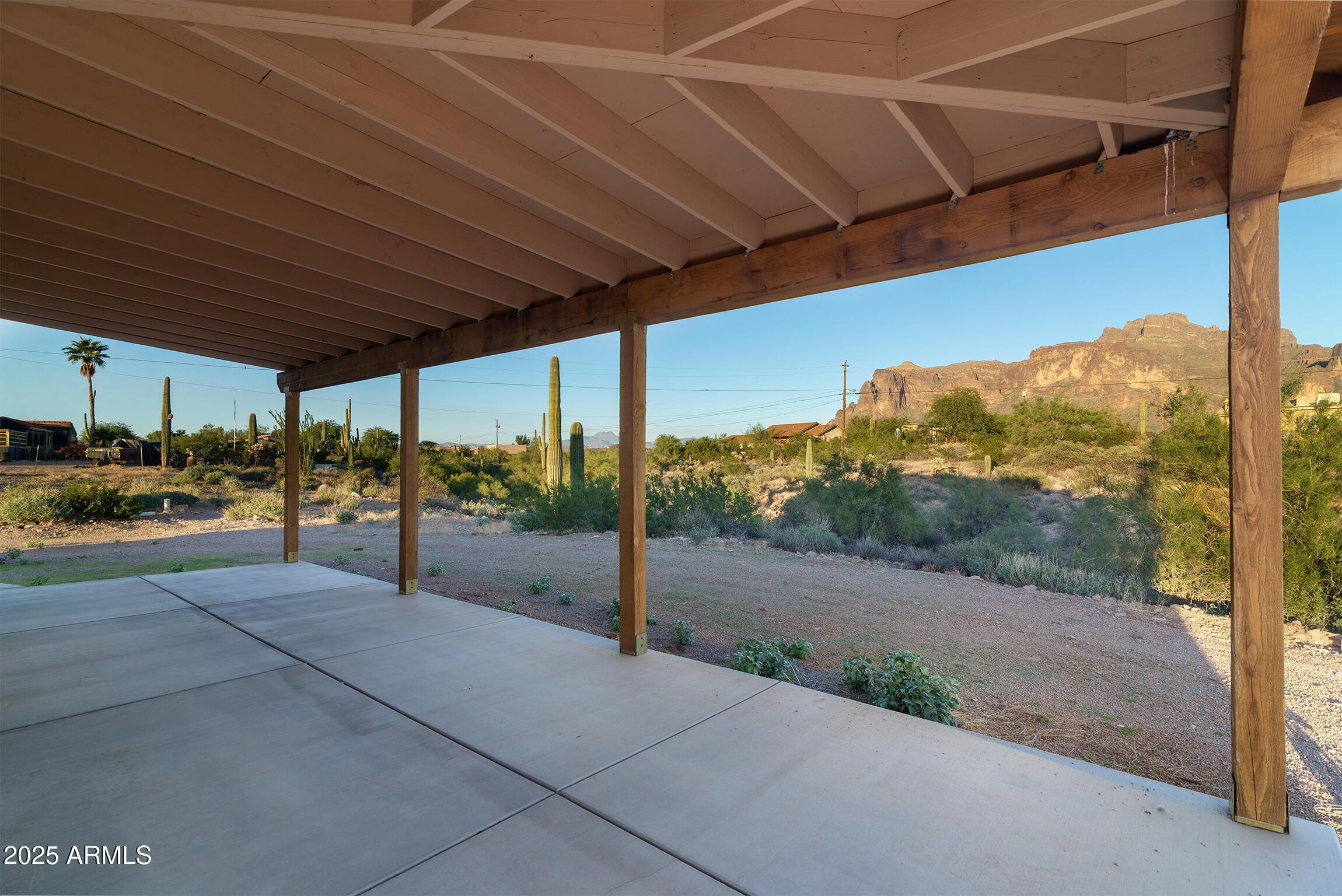 4129 East Roundup Street Apache Junction, AZ 85119 - Photo 6 of 42 a view of a backyard