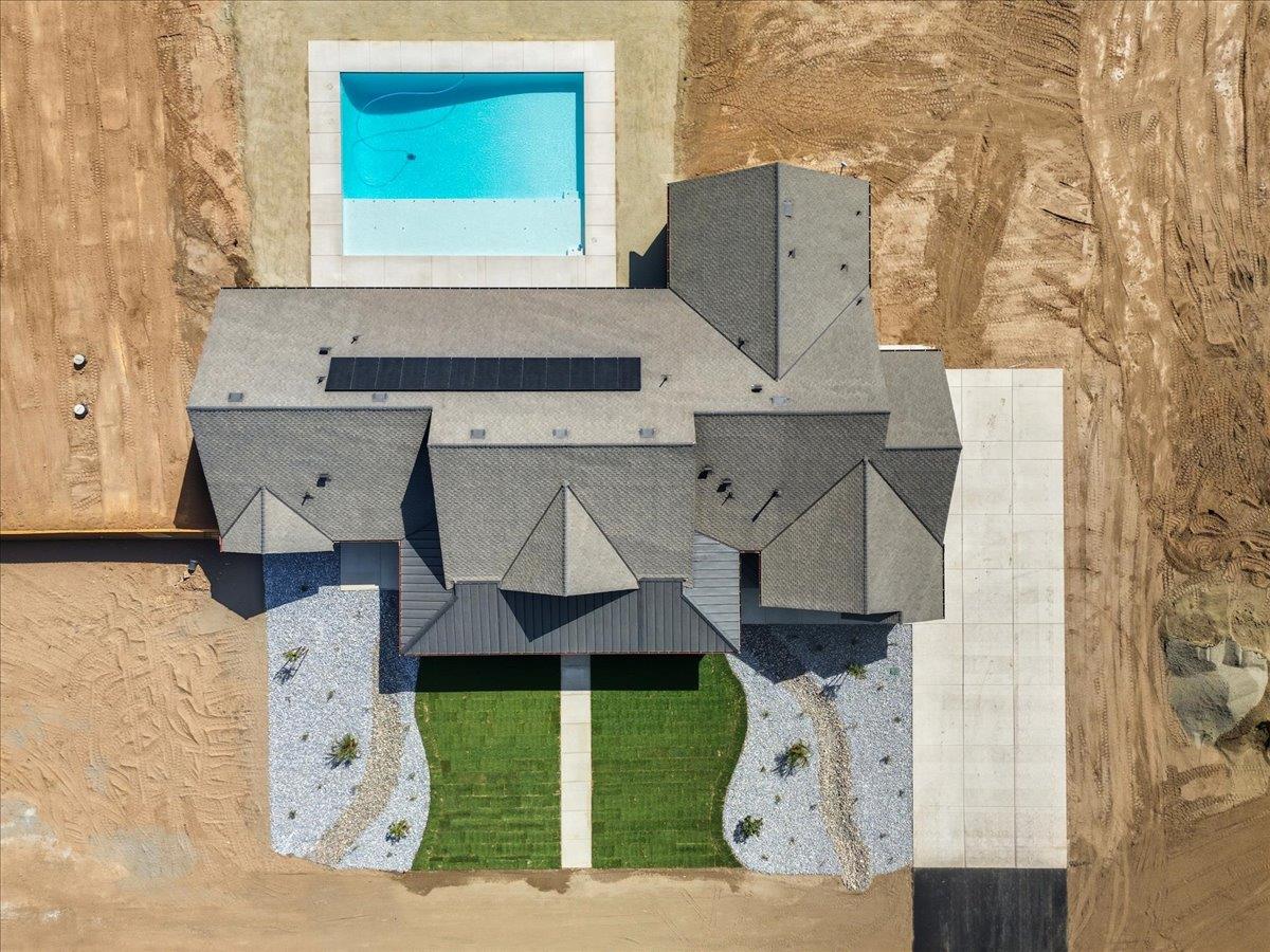 605 South Anderson Road Exeter, CA 93221 - Photo 64 of 81 an aerial view of a house with a yard