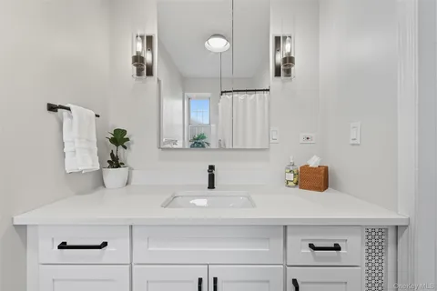 a view of a hallway with entryway