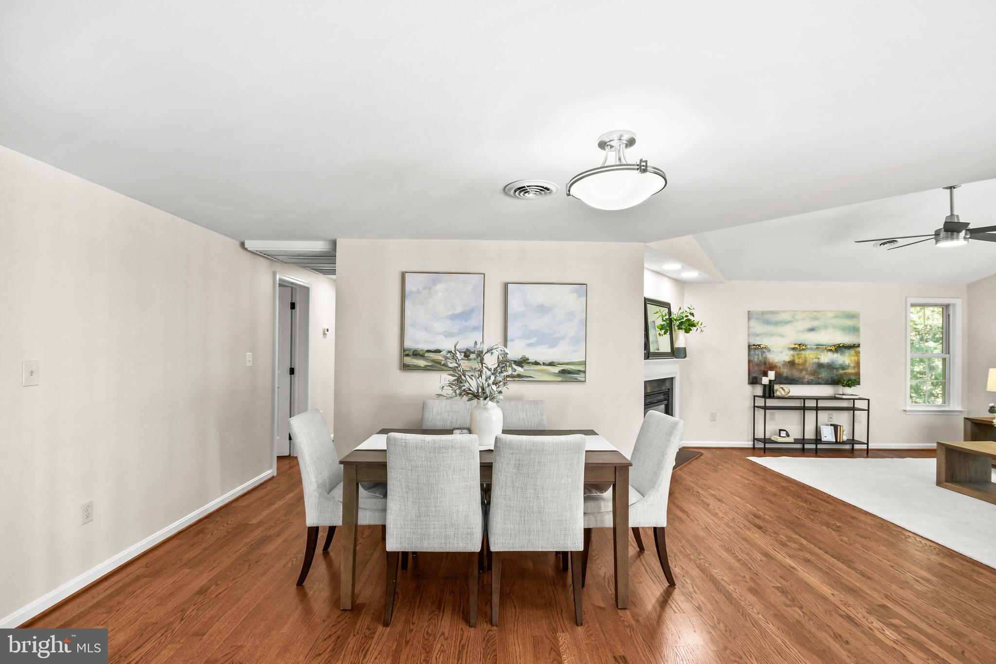 2528 Monocacy Bottom Road Adamstown, MD 21710 - Photo 33 of 61 Dining space with warm hardwood floors.