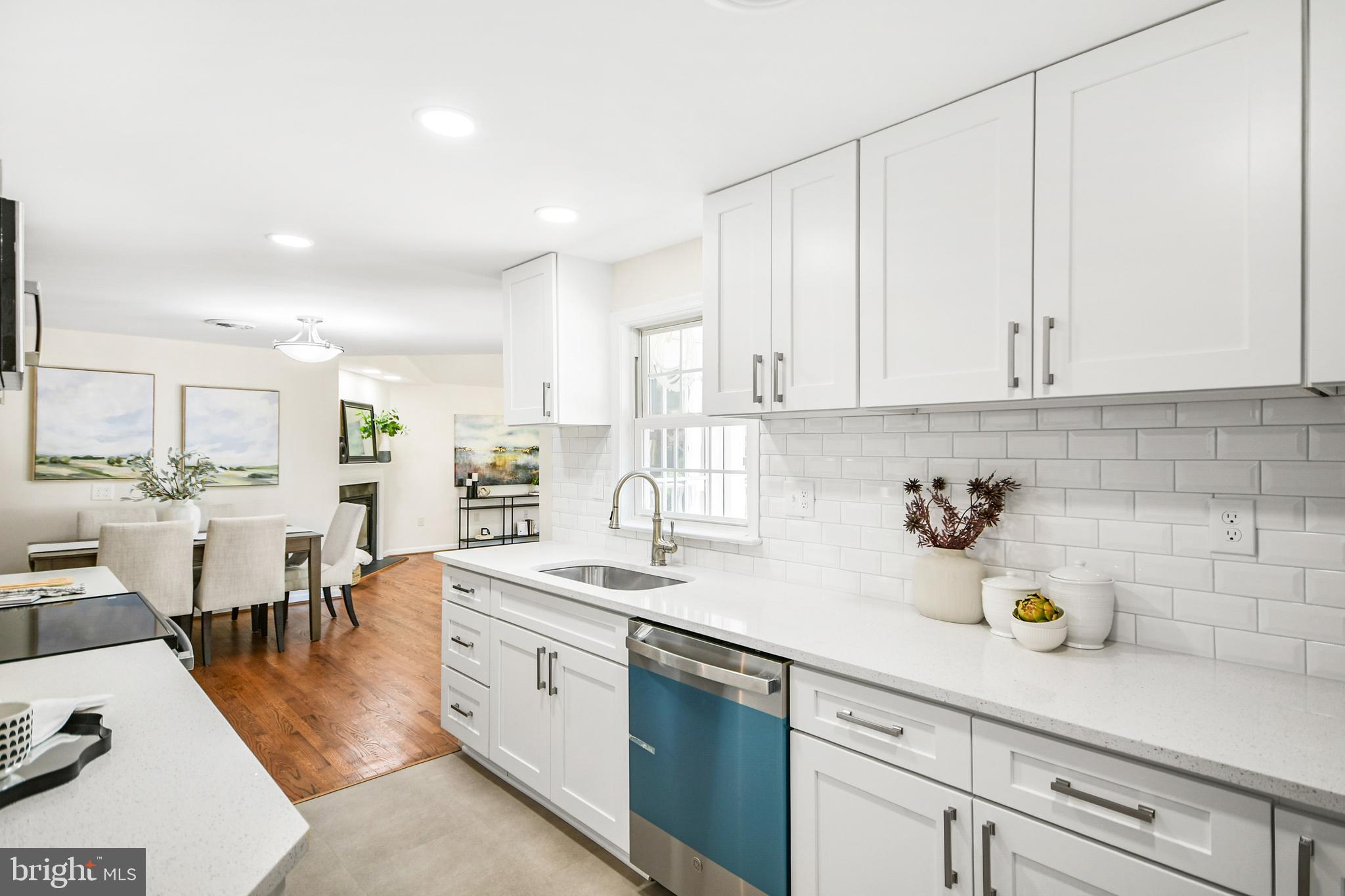 2528 Monocacy Bottom Road Adamstown, MD 21710 - Photo 36 of 61 Modern kitchen with stylish blue accent.