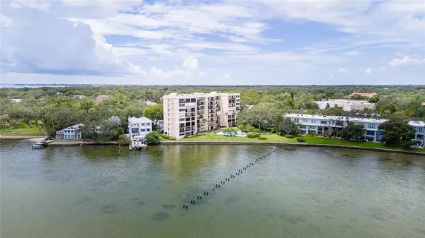 a view of a city with tall buildings