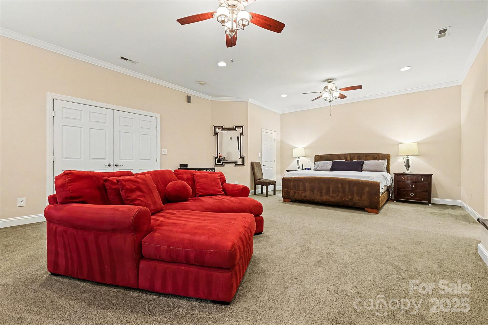 5418 Commodore Place Clover, SC 29710 - Photo 21 of 48 a living room with furniture and a ceiling fan