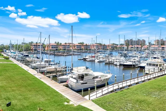 an aerial view of residential building with outdoor space