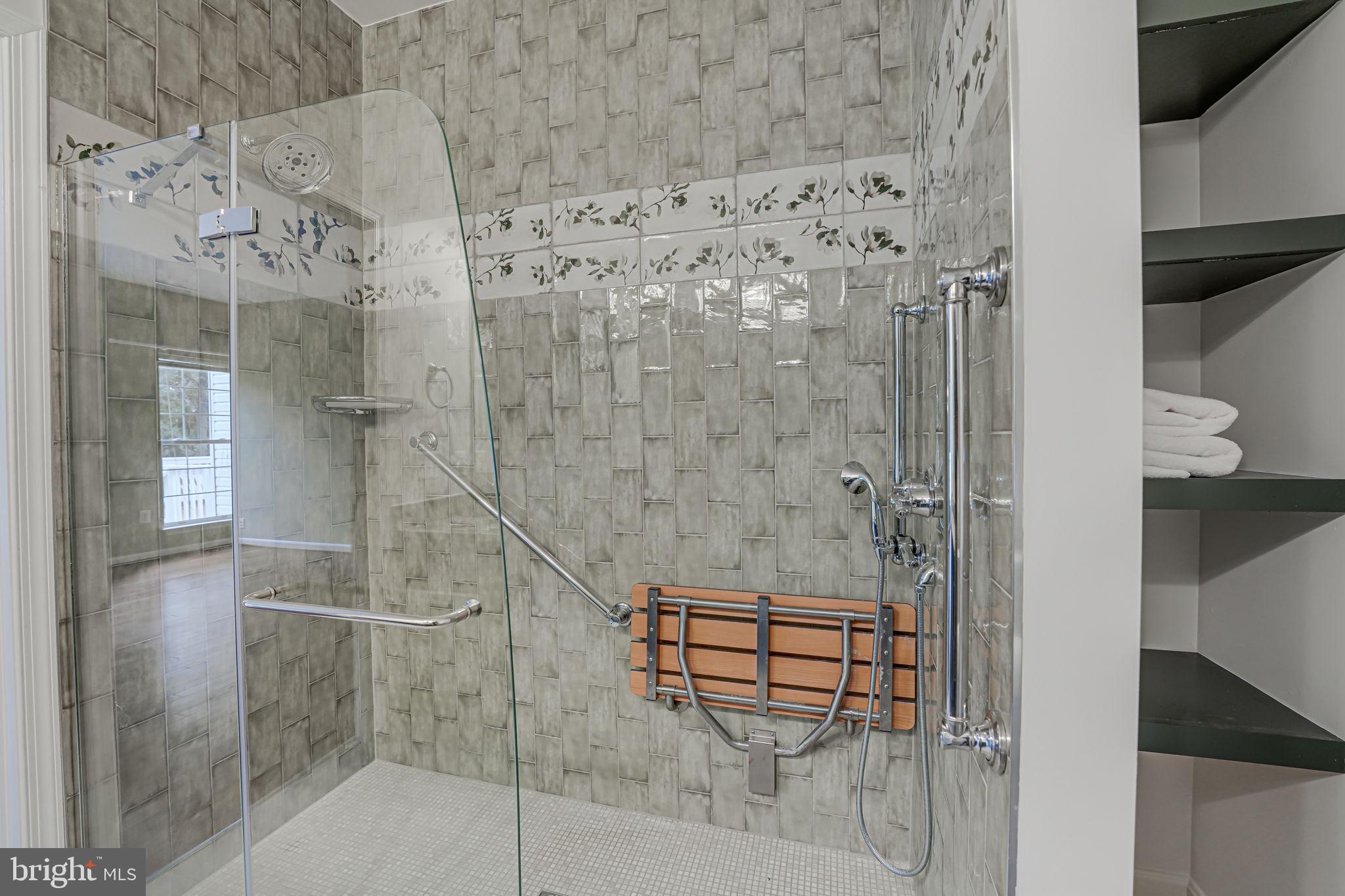 20935 Gardengate Circle Ashburn, VA 20147 - Photo 21 of 67 Walk-in shower with grab bar modifications!