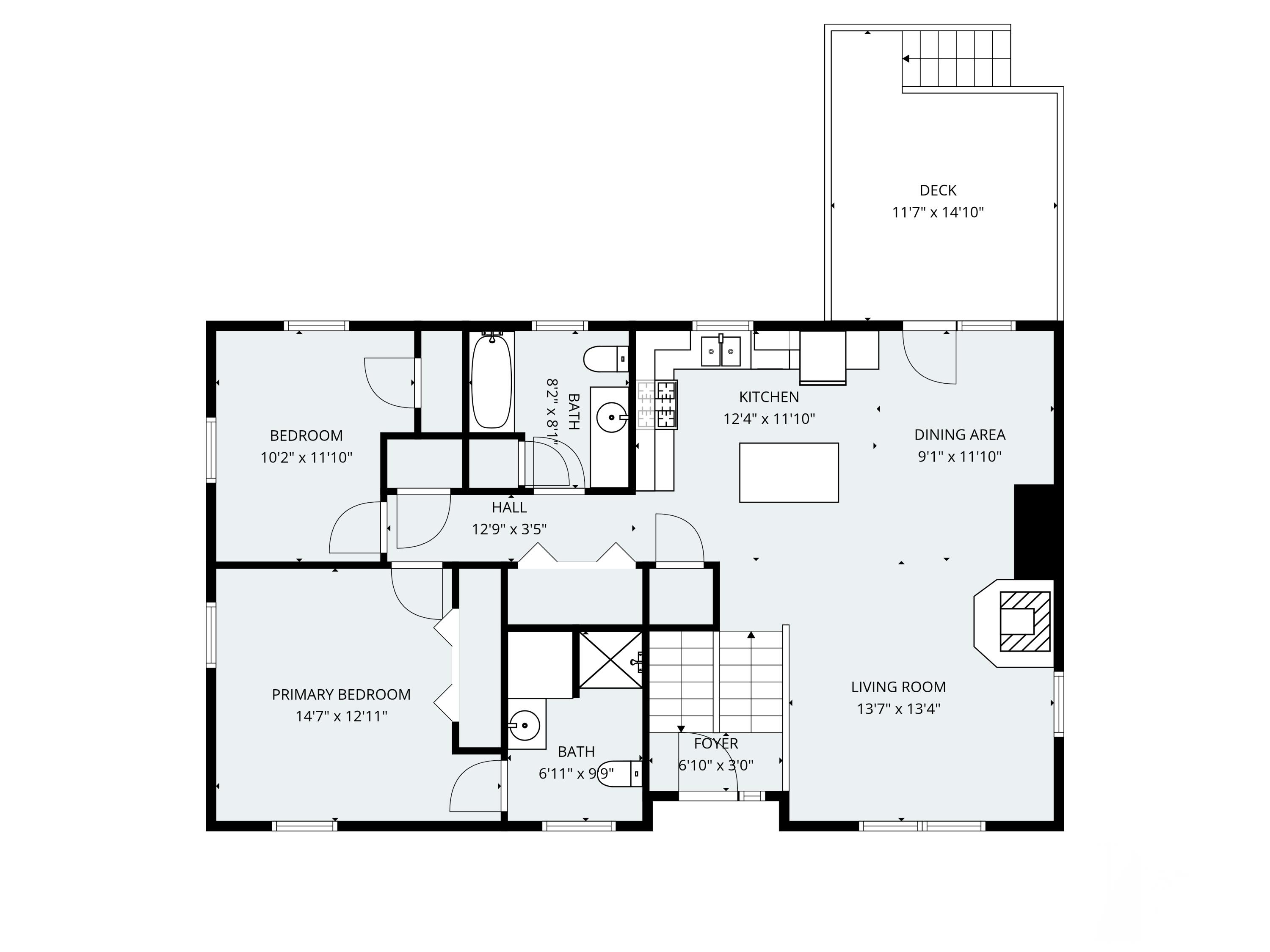 110 Saco Road Standish, ME 04084 - Photo 27 of 28 Floorplan