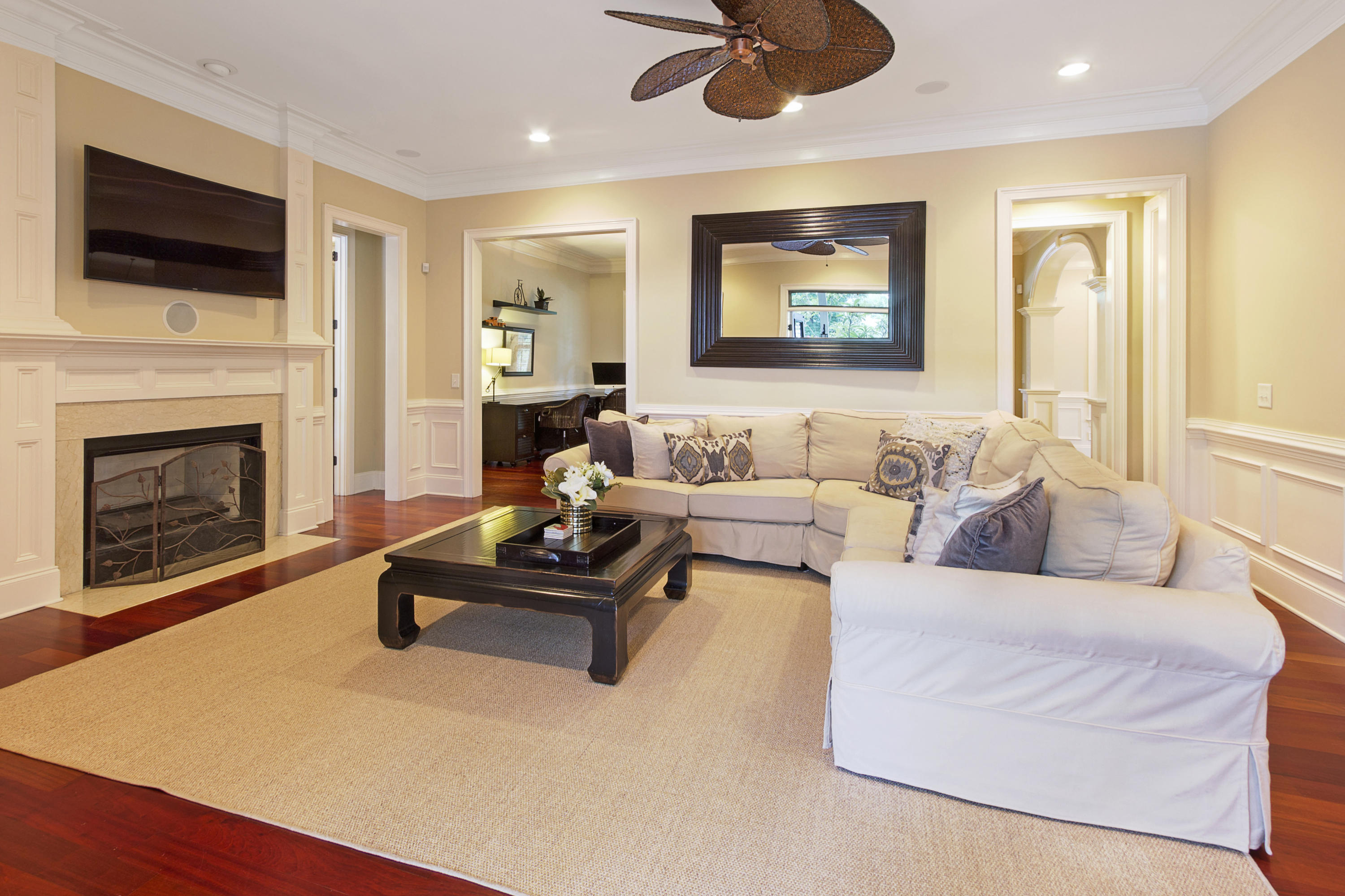 3605 Henrietta Hartford Road Mount Pleasant, SC 29466 - Photo 14 of 57 Family Room with Fireplace