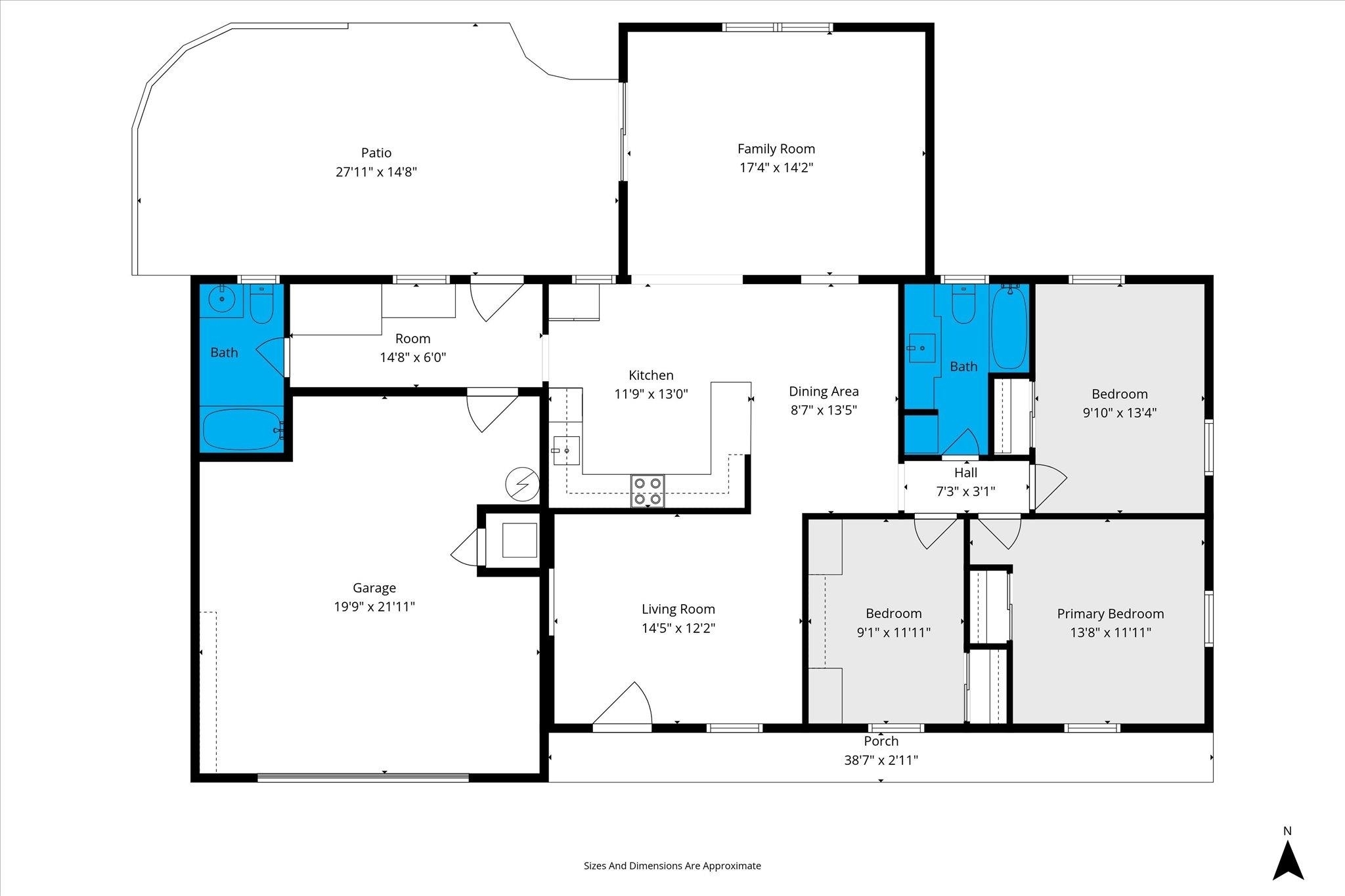 4590 Sunset Drive North Mobile, AL 36608 - Photo 35 of 35 View of property floor plan