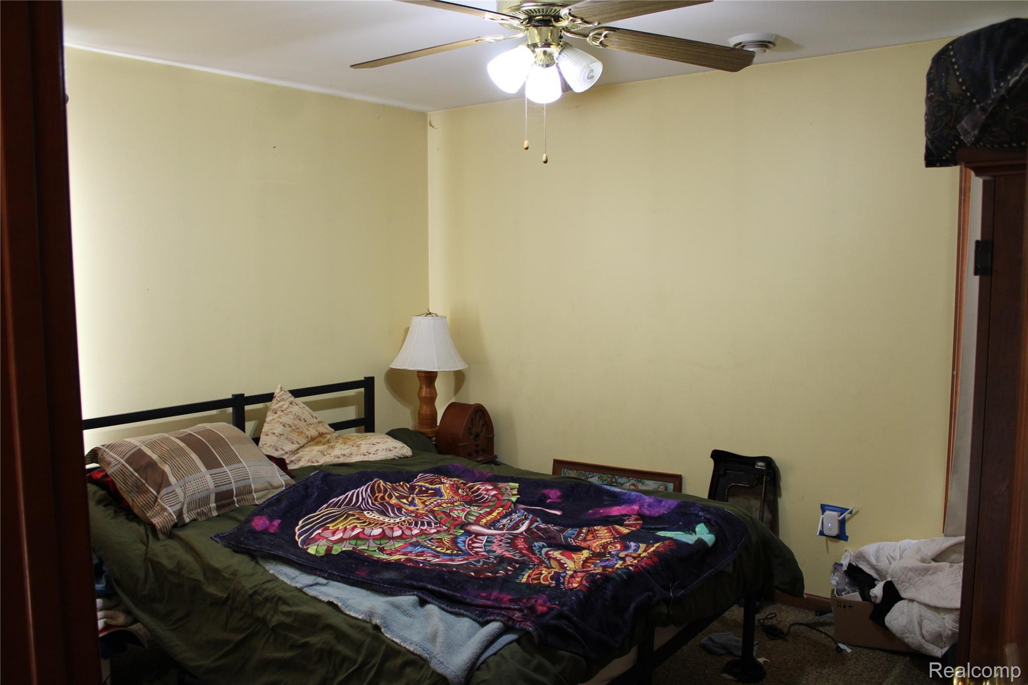 4870 Samaria Road Petersburg, MI 49270 - Photo 13 of 37 Bedroom featuring a ceiling fan