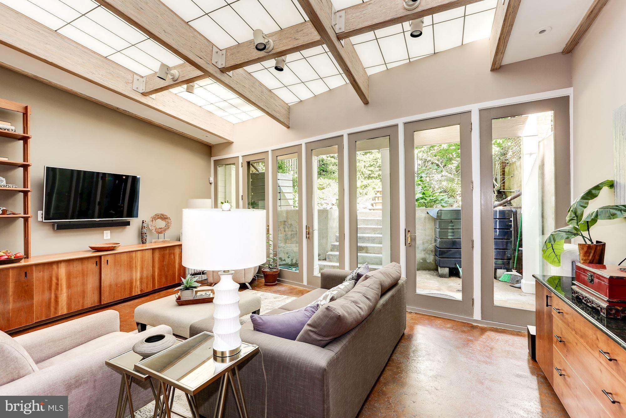 2039 Park Road Northwest Washington, DC 20010 - Photo 16 of 30 Incredible translucent ceiling w/ wall of doors