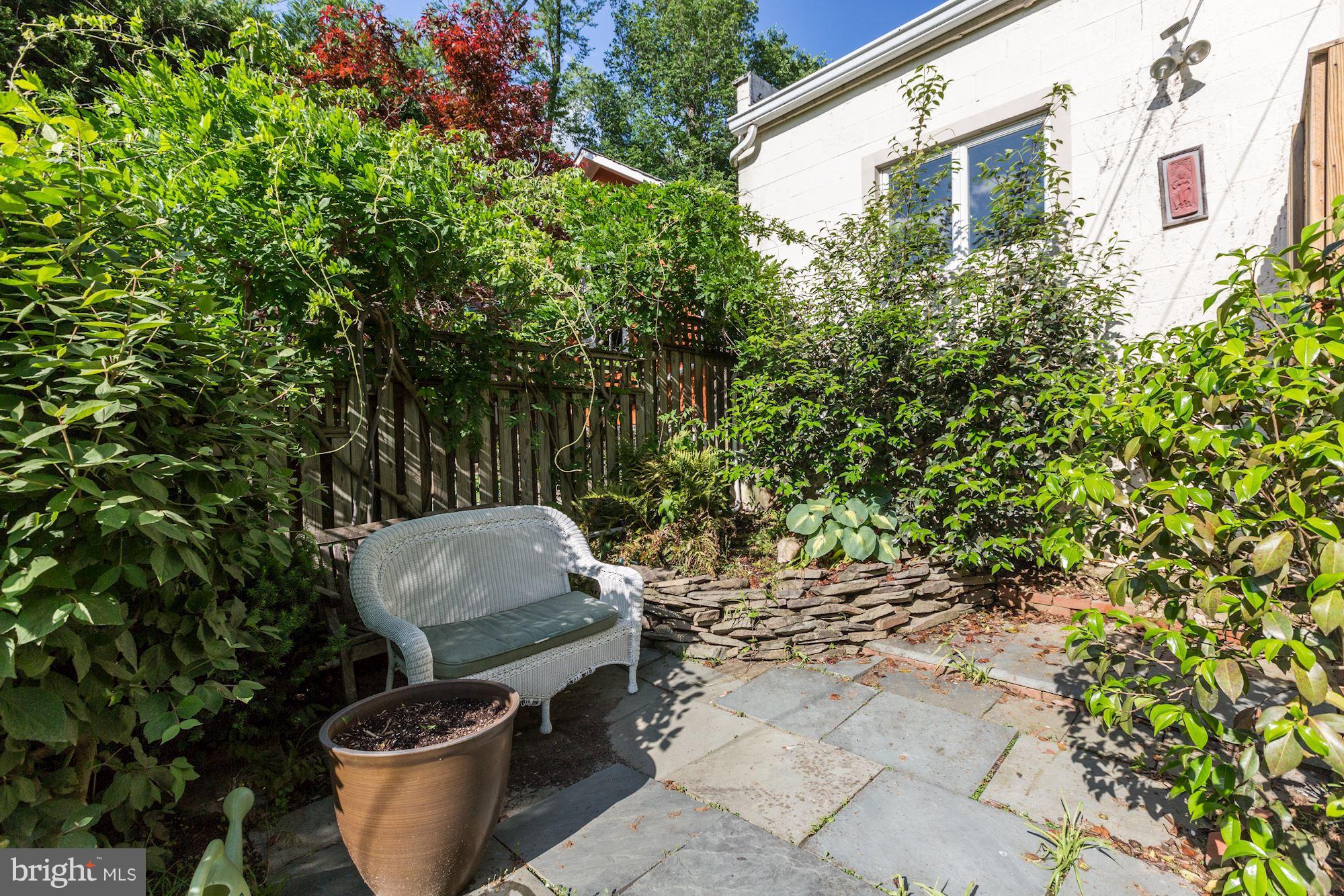 2039 Park Road Northwest Washington, DC 20010 - Photo 29 of 30 Serene sitting area in back yard