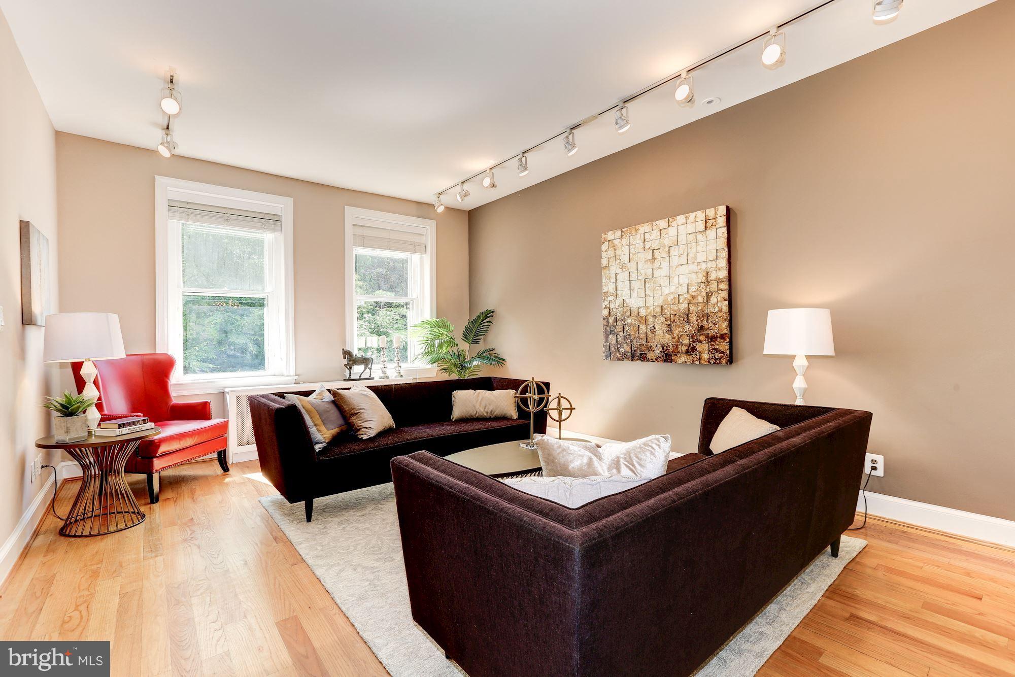 2039 Park Road Northwest Washington, DC 20010 - Photo 4 of 30 Light-filled living room with high ceilings