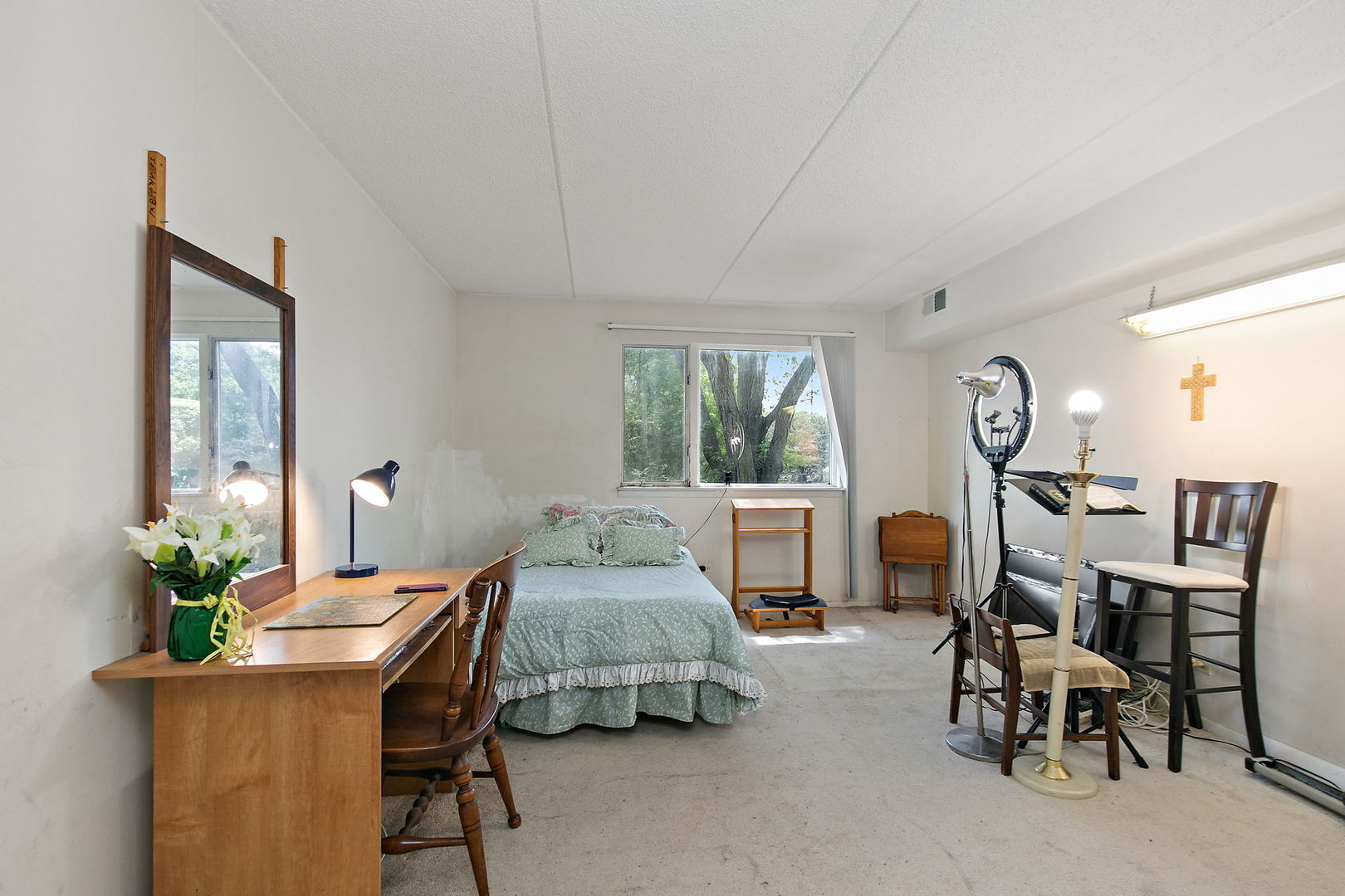 5s100 Pebblewood Lane, Unit E6 Naperville, IL 60563 - Photo 12 of 18 a bedroom with furniture and a window