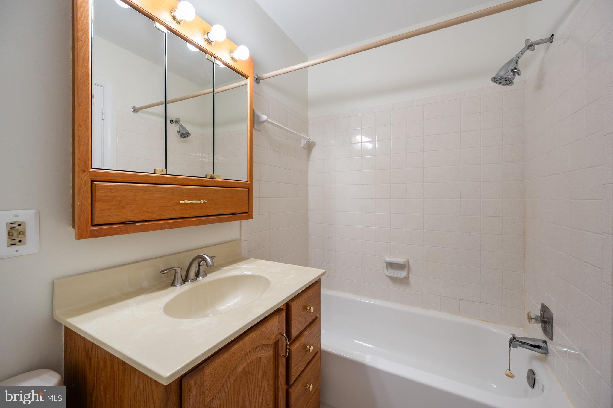 2436 Windbreak Drive Alexandria, VA 22306 - Photo 20 of 36 a bathroom with a sink and a bathtub