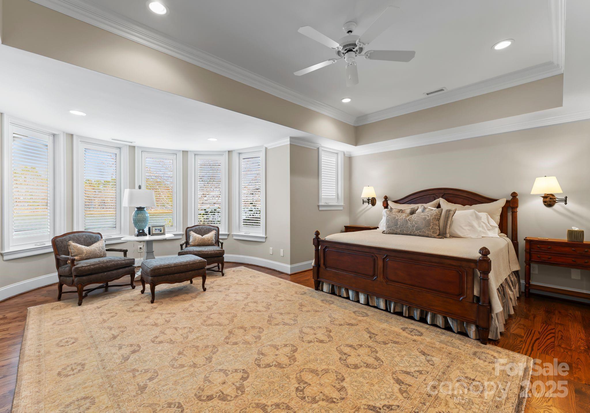 4004 Channel Point Lane Denver, NC 28037 - Photo 29 of 48 a bedroom with furniture and wooden floor