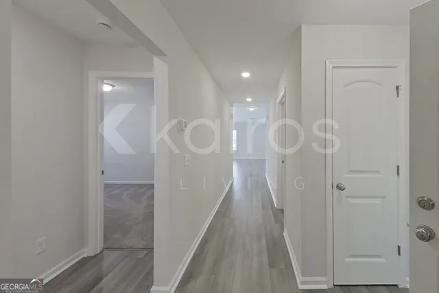 wooden floor in a gallery