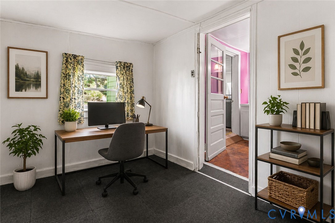 2097 Coles Point Road Hague, VA 22469 - Photo 15 of 34 a view of a workspace with furniture and a window