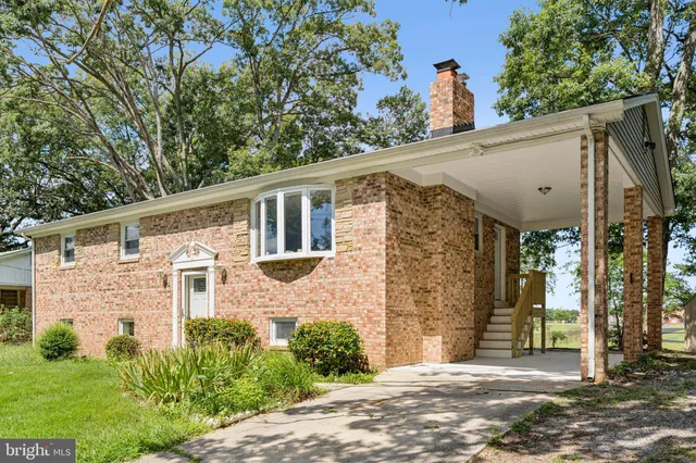 a view of a house with a patio