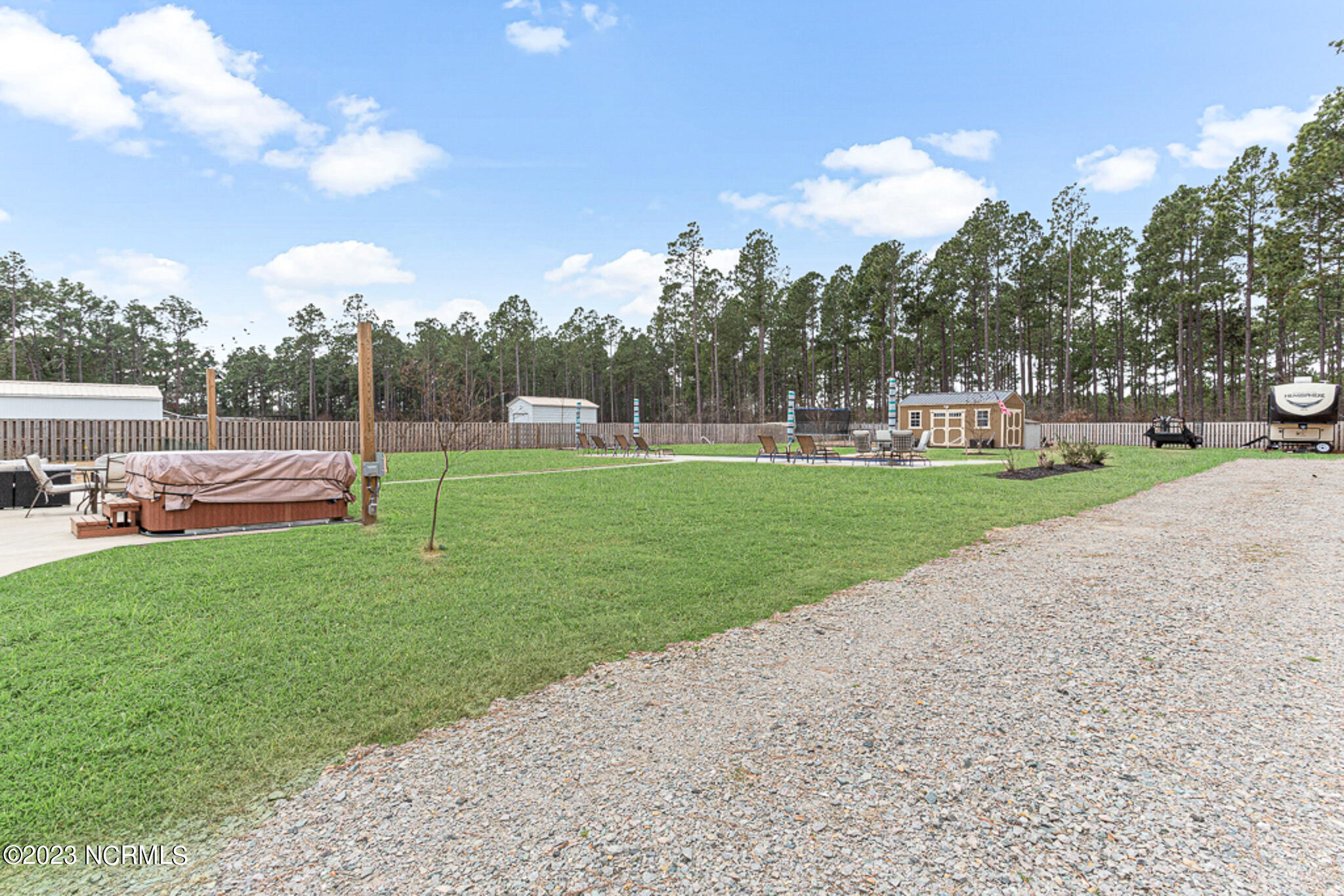 540 North Ridgecrest Street Pinebluff, NC 28373 - Photo 43 of 56 Grass is currently dormant, color added to help visualize grass color during growing season.