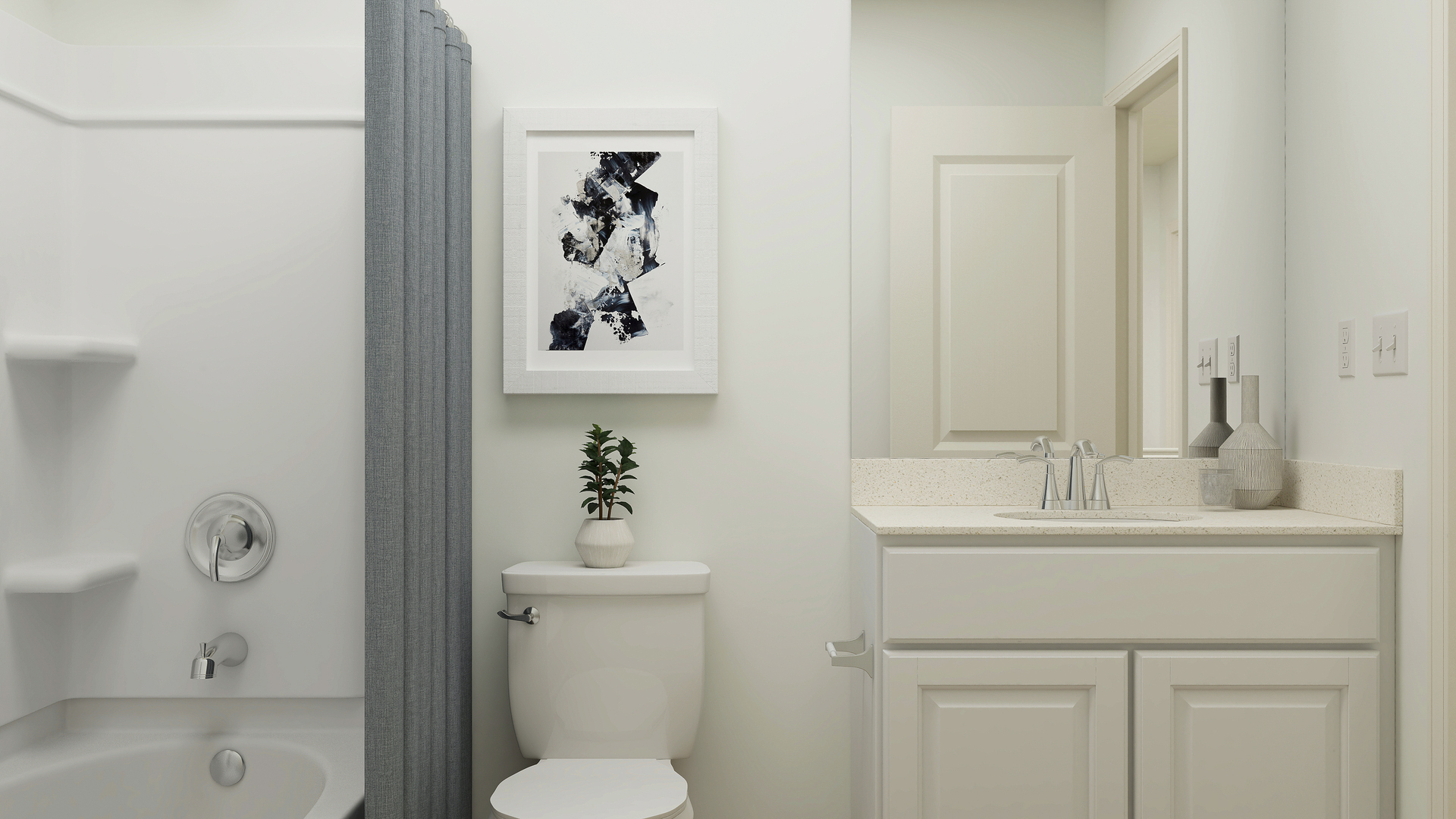 4217 Meadowridge Road Woodstock, IL 60098 - Photo 16 of 20 a bathroom with a sink a toilet and shower