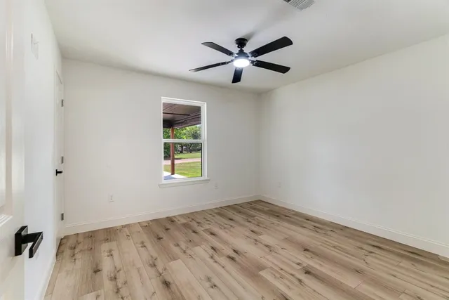 wooden floor in an empty room